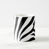 Anpassbarer Zebradruck Kaffeetasse (Mittel)