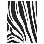 Anpassbarer Zebradruck Klemmbrett (Rückseite)