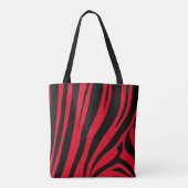 Anpassbarer Zebradruck Tasche (Rückseite)