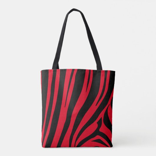 Anpassbarer Zebradruck Tasche (Rückseite)