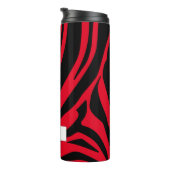 Anpassbarer Zebradruck Thermosbecher (Nach rechts gedreht)