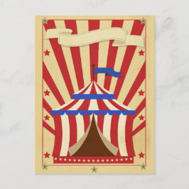 Anpassbarer Zirkus Postkarte
