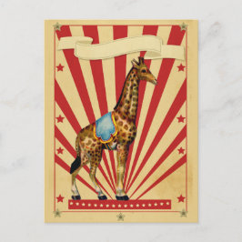 Anpassbarer Zirkus Postkarte