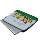 Anpassbarer Zug Laptopschutzhülle (Vorne Knopf)