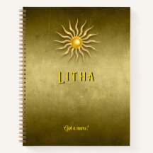 Anpassbares 21,59 x 27,94 cm Litha Sommer Goldenes