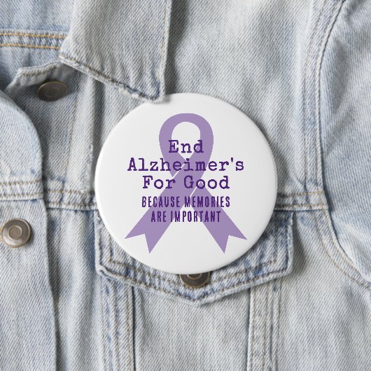Anpassbares Alzheimer-Bewusstsein Button (Beispiel)