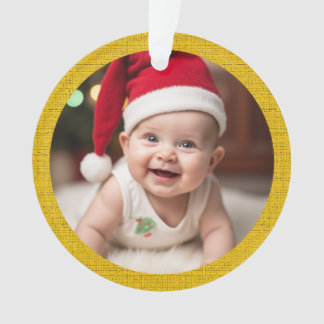Anpassbares Baby-Erstweihnachten-Acrylschild Ornament