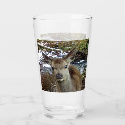 Anpassbares Baby Reh Wald Natur Glas (Vorderseite)