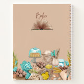 Anpassbares Baker-Rezept Notizblock (Rückseite)