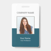 Anpassbares Berufliches ID-Abzeichen Ausweis (Vorderseite)