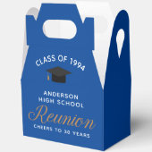 Anpassbares Blue High School Alumni Wiedersehen-Pa Geschenkschachtel (Offen)