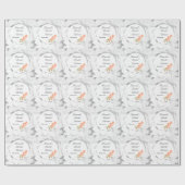 Anpassbares Brautparty Geschenkpapier (Flach)