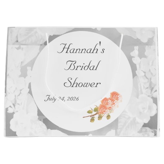 Anpassbares Brautparty Große Geschenktüte (Vorderseite)