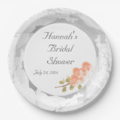 Anpassbares Brautparty Pappteller (Vorderseite)