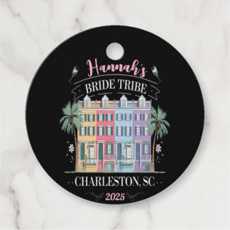 Anpassbares Charleston-Junggesellinnenabschied-T-S Geschenkanhänger