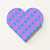 Anpassbares "Colorful Heart"-Notebook Notizblock (Rückseite)