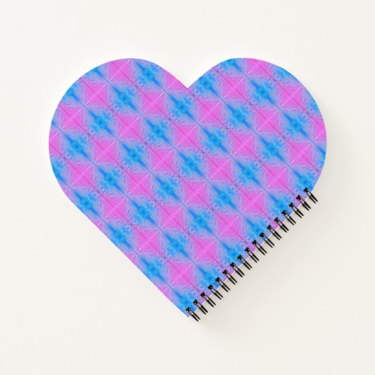 Anpassbares "Colorful Heart"-Notebook Notizblock (Rückseite)