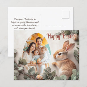 Anpassbares 🐇Ei-stra Entzückendes Feiertagspostkarte