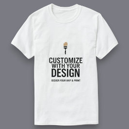 Anpassbares einfaches weißes Business Corporate T-Shirt