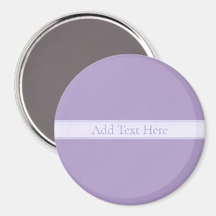 Anpassbares Elegantes Hell-Lila Violett Magnet