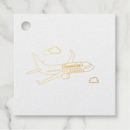 Anpassbares Flugzeug Geschenkanhänger