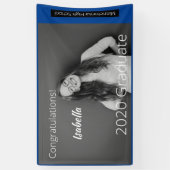 Anpassbares Foto 2020 Abschluss Vinyl Banner (Vertikal)