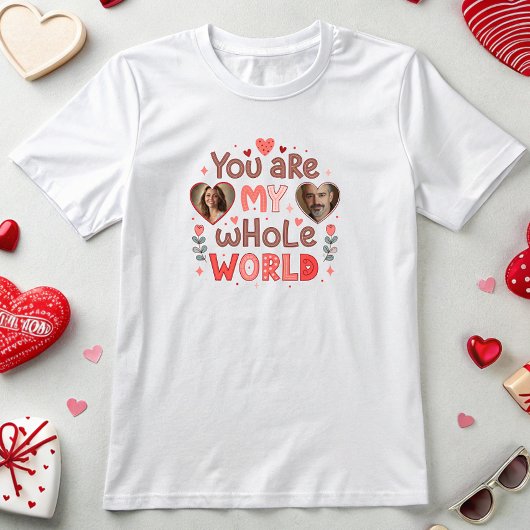 Anpassbares Foto für Eltern, individuell anpassbar T-Shirt