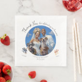 Anpassbares Foto mit Pad-Tograph für Hunde Serviette (Beispiel)