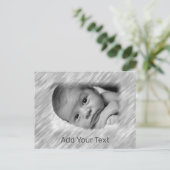 Anpassbares Foto Postkarte (Stehend Vorderseite)