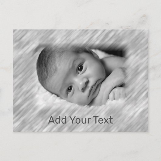 Anpassbares Foto Postkarte (Vorderseite)