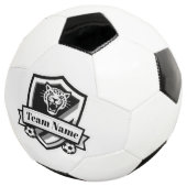 Anpassbares Fußballteam Jaguar-Logo Fußball  (Dreiviertel)