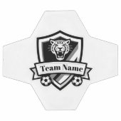 Anpassbares Fußballteam Jaguar-Logo Fußball  (Flach)