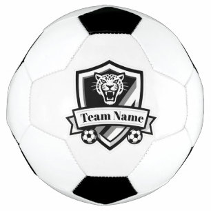 Anpassbares Fußballteam Jaguar-Logo Fußball