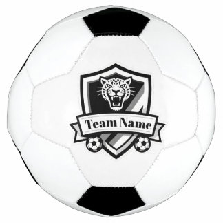 Anpassbares Fußballteam Jaguar-Logo Fußball