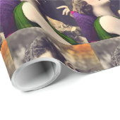 Anpassbares Geschenkpapier - Ihre Art Fotos (Rolleneckpunkt)