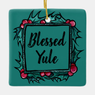 Anpassbares gesegnetes Weihnachten Keramikornament