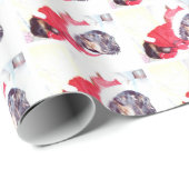 Anpassbares Giftpackpapier - Bild hinzufügen Geschenkpapier (Rolleneckpunkt)