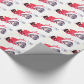 Anpassbares Giftpackpapier - Bild hinzufügen Geschenkpapier (Ecke)