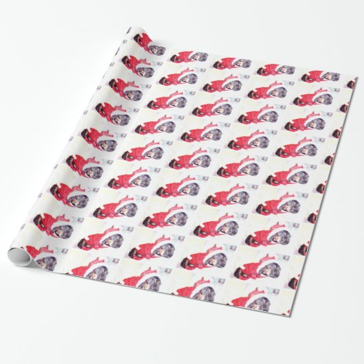 Anpassbares Giftpackpapier - Bild hinzufügen Geschenkpapier (Ungerollt)