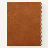 Anpassbares Gold Logo-Notebook für Anwälte Notizblock (Rückseite)