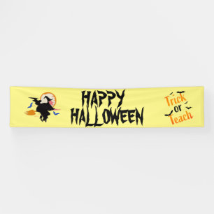 Anpassbares Halloween-Party-Banner Vintage Gruseli Banner
