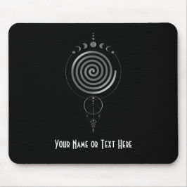Anpassbares heiliges Geometrie-Spiral-Mauspad Mousepad