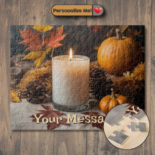 Anpassbares Herbst-Thema Puzzle