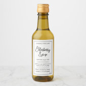 Anpassbares Holunder-Sirup-Label ZEB_05b Weinetikett (Vorderseite)
