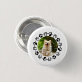 Anpassbares Hundeporträt Canine Button (Vorne & Hinten)