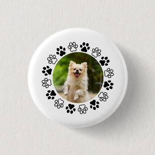 Anpassbares Hundeporträt Canine  Button