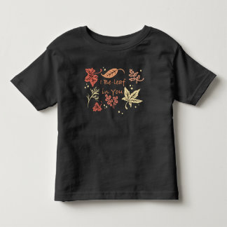 Anpassbares "Ich glaube an dich"-T-Shirt für Klein Kleinkind T-shirt