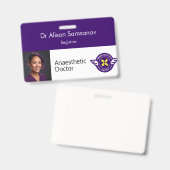 Anpassbares ID-Abzeichen mit Foto Ausweis (Front & Back)