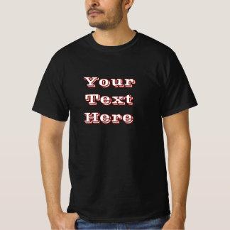 Anpassbares "Ihr Logo hier" Minimalistisches Schil T-Shirt
