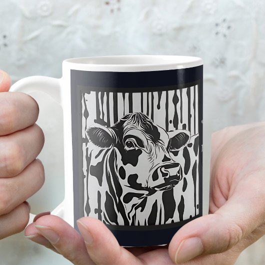 Anpassbares Jersey-Kuh Kaffeetasse